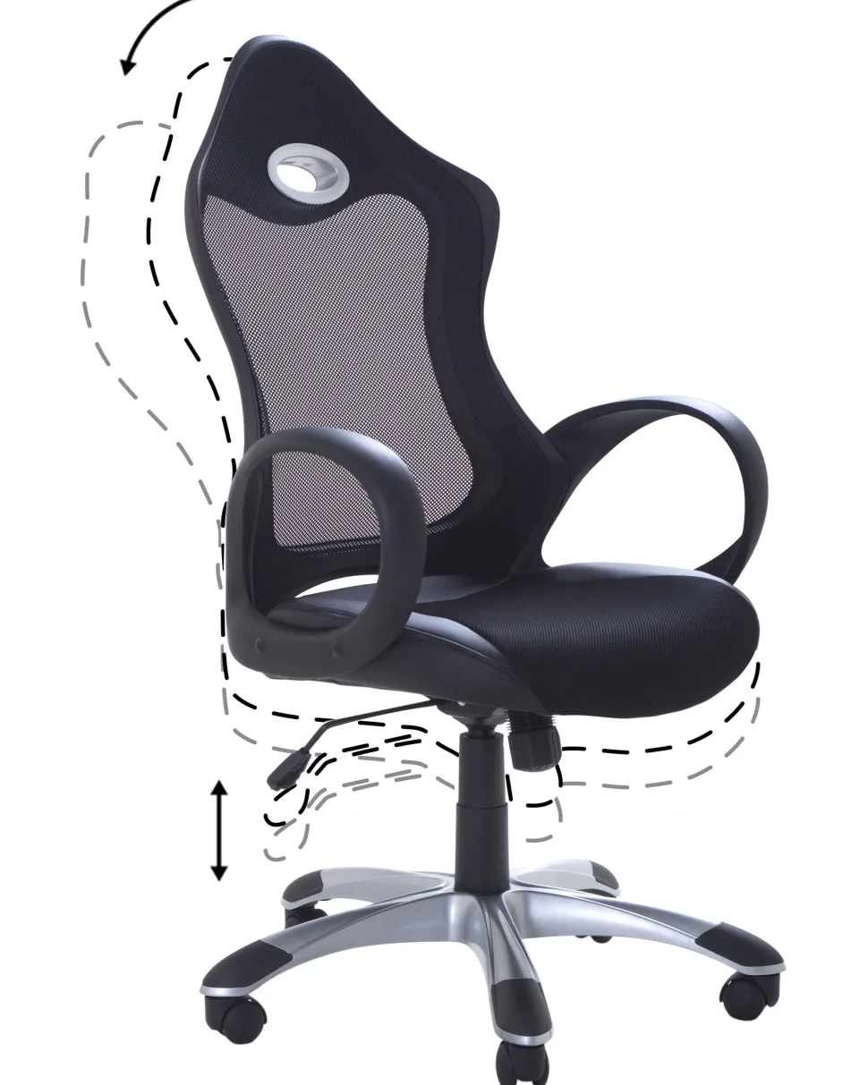 Cadeira De Escritorio Preta Ichair