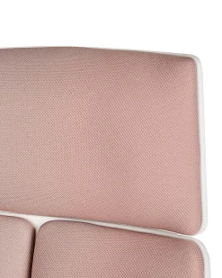 Cadeira De Escritorio Rosa E Branca Delight