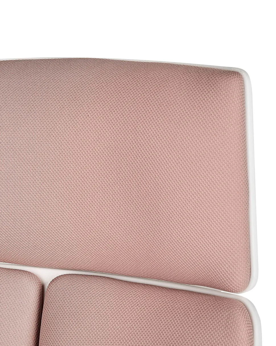 Cadeira De Escritorio Rosa E Branca Delight