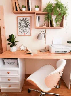 Cadeira De Escritorio Sem Bracos Branco Rotterdam