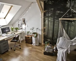 Cadeira De Escritorio Sem Bracos Castanha E Preta Rotterdam