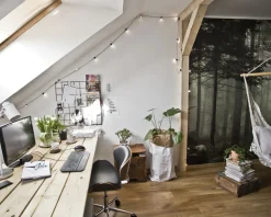 Cadeira De Escritorio Sem Bracos Castanha E Preta Rotterdam