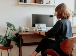 Cadeira De Escritorio Sem Bracos Castanha E Preta Rotterdam