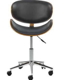 Cadeira De Escritorio Sem Bracos Castanha E Preta Rotterdam