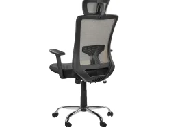 Cadeira De Escritorio Taupe E Preta Noble