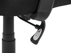 Cadeira De Escritorio Taupe E Preta Noble