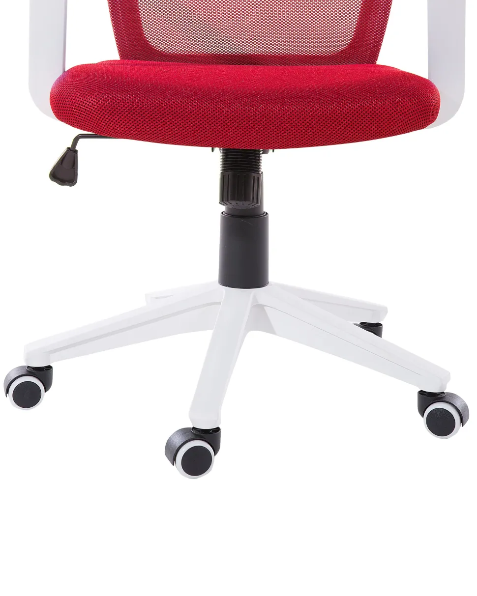 Cadeira De Escritorio Vermelha Relief