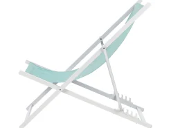 Cadeira De Jardim Dobravel Azul Turquesa E Branca Locri Ii