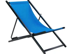 Cadeira De Jardim Dobravel Azul E Preta Locri Ii