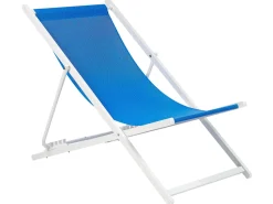 Cadeira De Jardim Dobravel Azul E Branca Locri Ii