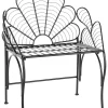 Cadeira De Jardim Em Metal Preto Liguria