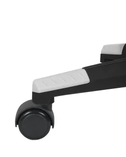 Cadeira Gaming Em Pele Sintetica Branca E Preta Victory