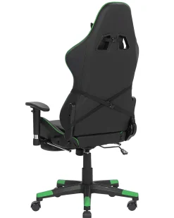 Cadeira Gaming Em Pele Sintetica Verde E Preta Victory