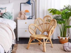 Cadeira Pavao Em Rattan De Cor Natural 70 Cm Florentine Ii