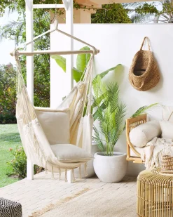 Cadeira Suspensa Em Algodao Creme Bonea