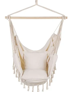 Cadeira Suspensa Em Algodao Creme Bonea