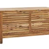 Caixa De Arrumação Para Jardim Em Madeira Castanha Clara 130 X 64 Cm Riviera