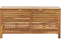 Caixa De Arrumação Para Jardim Em Madeira Castanha Clara 130 X 64 Cm Riviera