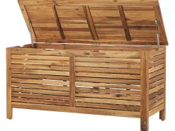 Caixa De Arrumação Para Jardim Em Madeira Castanha Clara 130 X 64 Cm Riviera