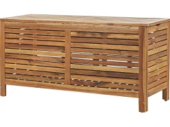 Caixa De Arrumação Para Jardim Em Madeira Castanha Clara 130 X 64 Cm Riviera