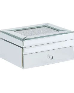 Caixa De Joias Prateada Kofi