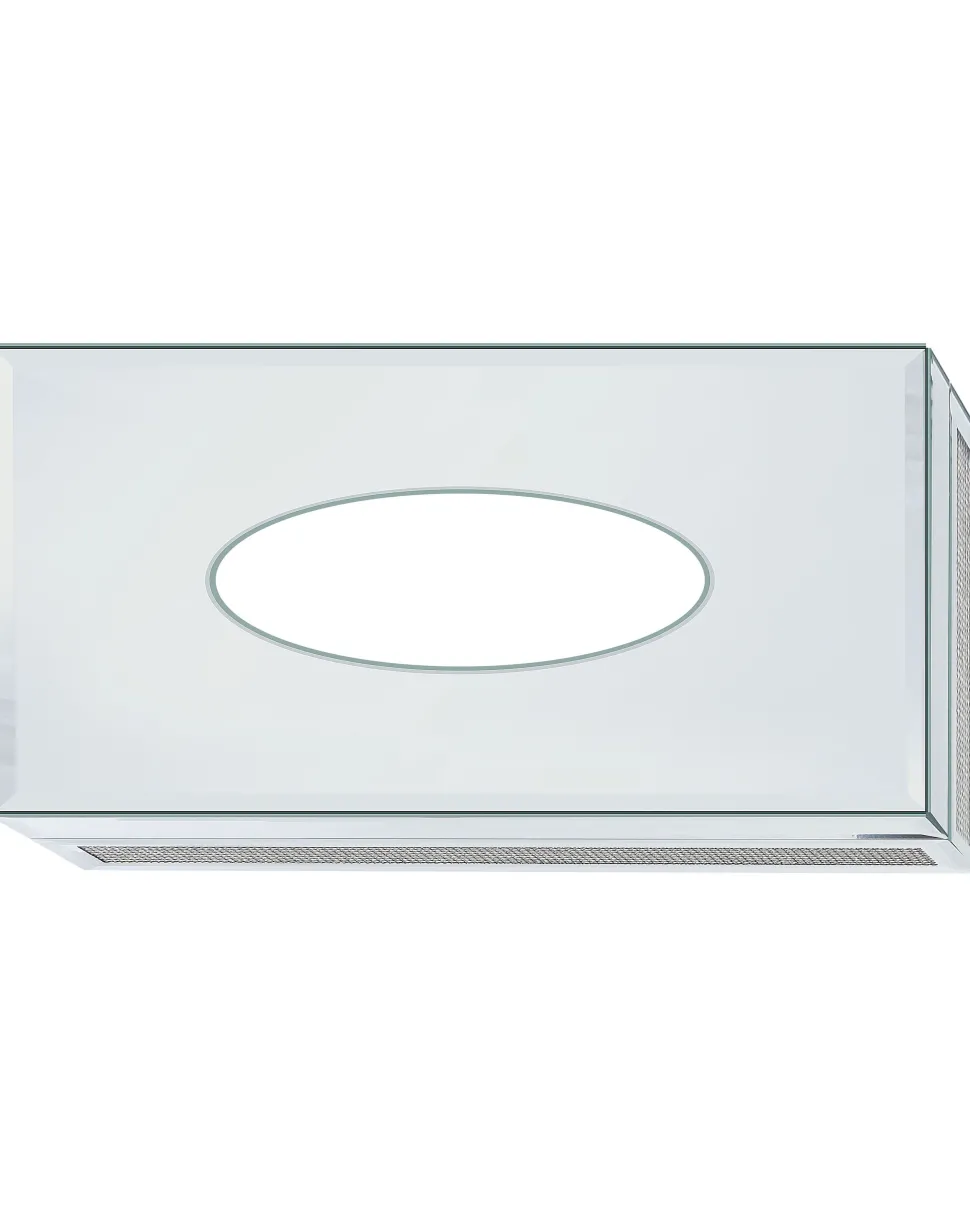 Caixa Espelhada Para Lencos Prateada Charly