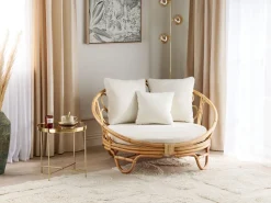 Cama De Jardim Em Rattan Natural Rossano