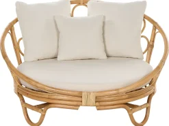 Cama De Jardim Em Rattan Natural Rossano