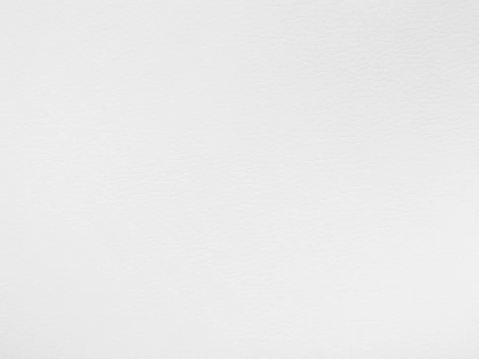 Cama De Solteiro Em Pele Sintetica Branca 90 X 200 Cm Metz