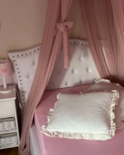 Cama De Solteiro Em Pele Sintetica Branca 90 X 200 Cm Metz