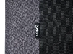 Cama De Solteiro Em Tecido Cinzento Escuro 90 X 200 Cm Rennes