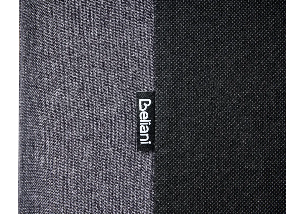 Cama De Solteiro Em Tecido Cinzento Escuro 90 X 200 Cm Rennes