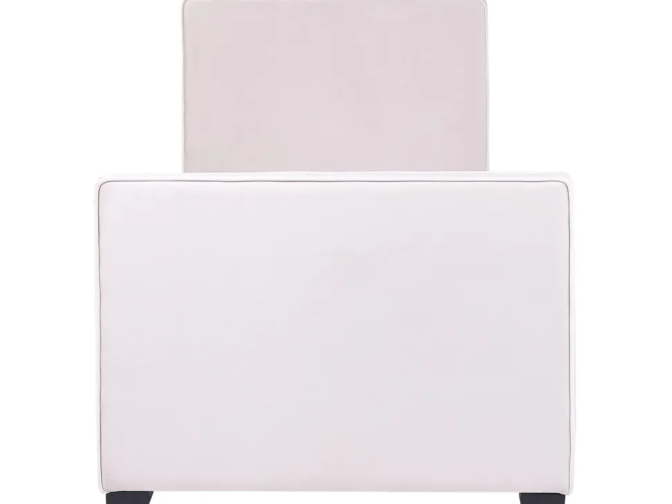 Cama De Solteiro Em Veludo Rosa 90 X 200 Cm Teenie