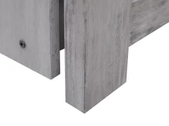 Cama Dupla Com Arrumação Em Madeira Cinzenta 90/180 X 200 Cm Cahors