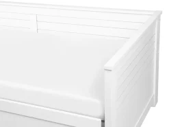 Cama Dupla Com Arrumação Em Madeira Branca 90/180 X 200 Cm Cahors