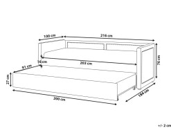 Cama Dupla Em Bombazine Rosa Salmao 90 X 200 Cm Mimizan