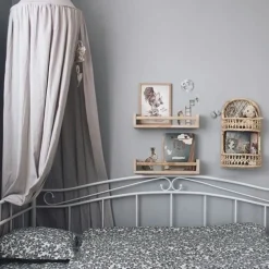 Cama Dupla Em Metal Branco 90/180 X 200 Cm Tulle