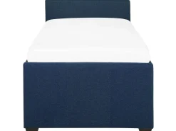 Cama Dupla Em Tecido Azul Marinho 80 X 200 Cm Marmande