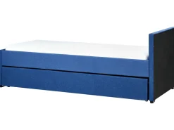 Cama Dupla Em Tecido Azul Marinho 90 X 200 Cm Marmande