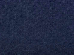 Cama Dupla Em Tecido Azul Marinho 80 X 200 Cm Libourne