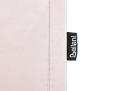 Cama Dupla Em Veludo Rosa Pastel 90 X 200 Cm Eyburie