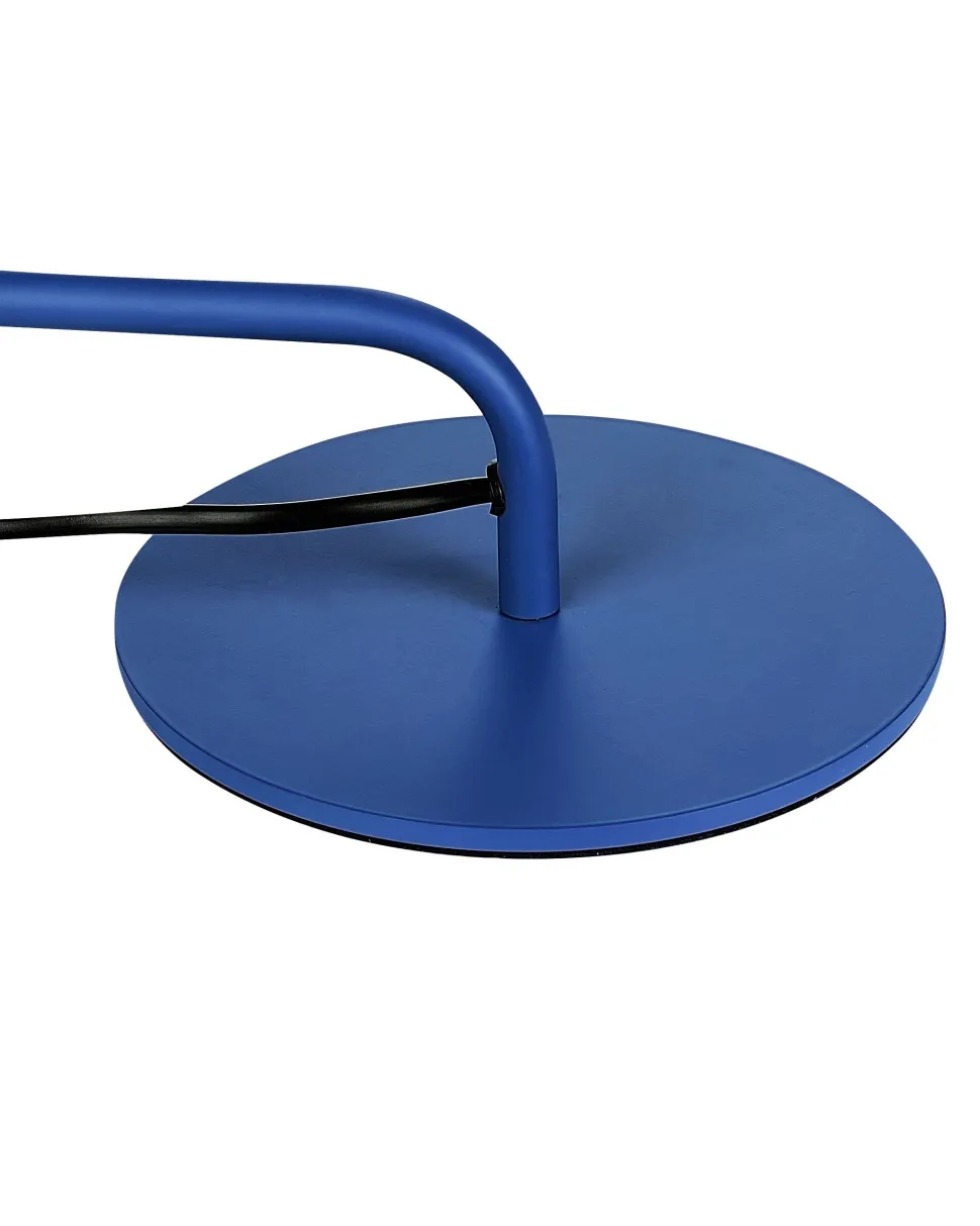 Candeeiro De Chao Em Metal Azul 154 Cm Rimava