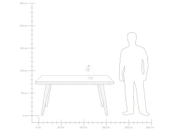 Candeeiro De Mesa 29 Cm Branco Urola
