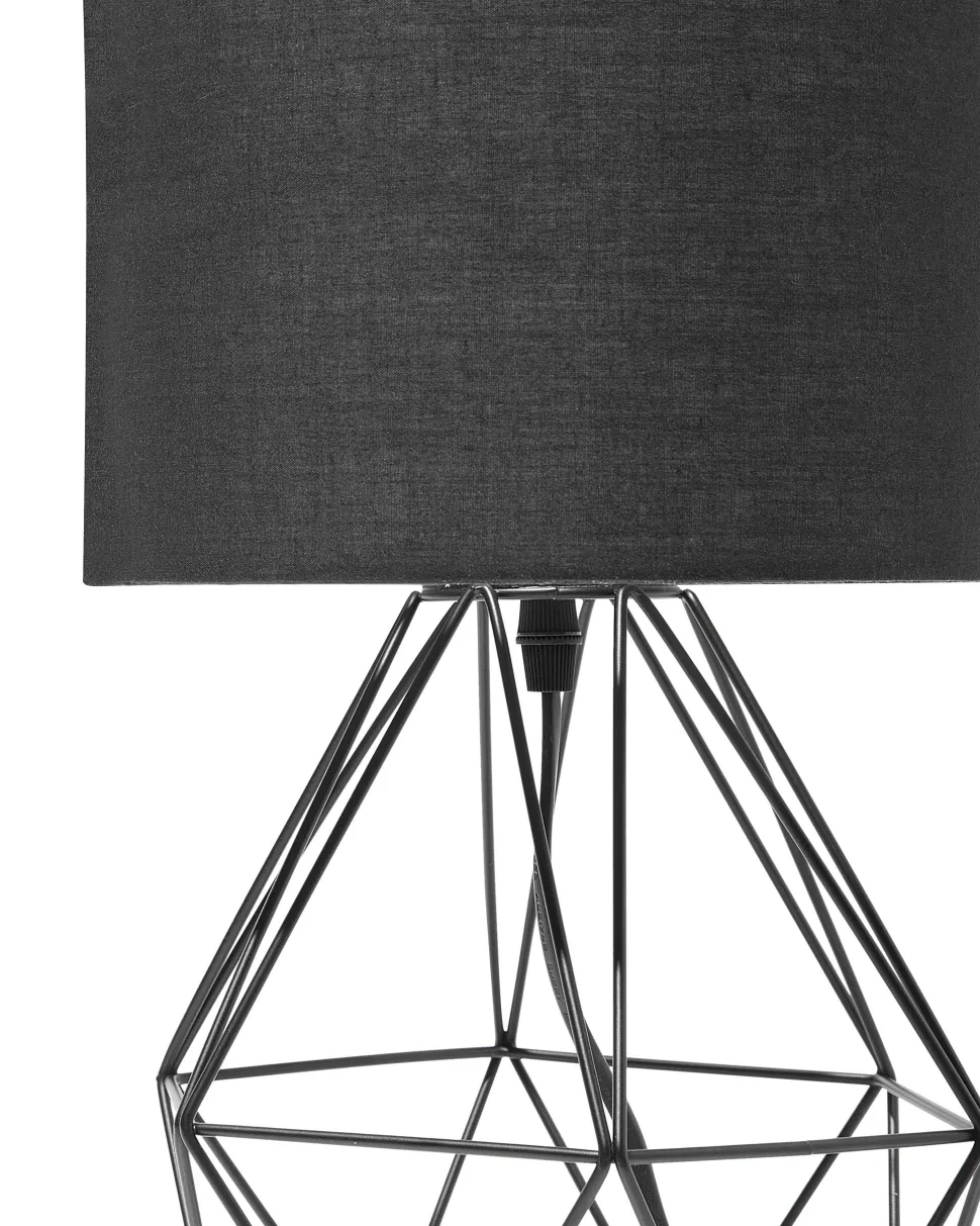 Candeeiro De Mesa 35 Cm Preto Maroni