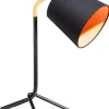 Candeeiro De Mesa Ajustavel Preto 42 Cm Mooki