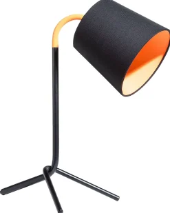 Candeeiro De Mesa Ajustavel Preto 42 Cm Mooki