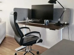 Candeeiro De Mesa Articulado Preto 80 Cm Meramec