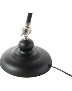 Candeeiro De Mesa Articulado Preto 80 Cm Meramec