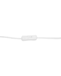 Candeeiro De Mesa Articulado Em Metal Branco Cabris