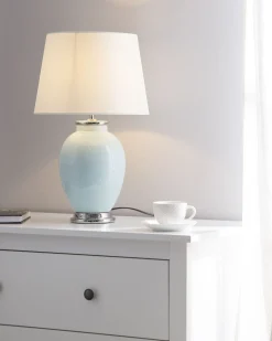 Candeeiro De Mesa Azul Claro Brenta